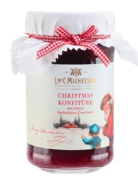 L.W.C. Michelsen - Christmas Konfitüre mit Spekulatius Gewürzen 280g 