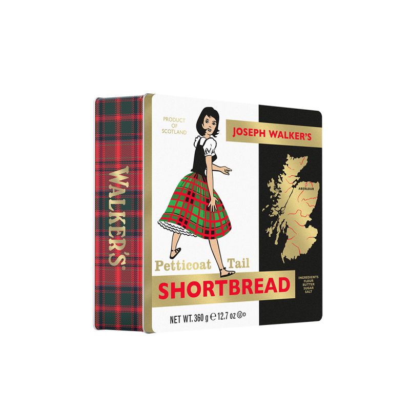 Walkers Petticoat Tail Shortbread Retro Dose 360g