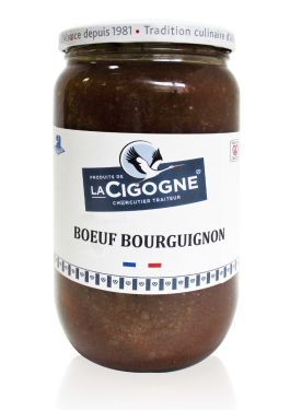 LA CIGOGNE - Boeuf Bourguignon - Rinderragout Burgunder Art 750g