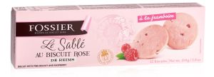 FOSSIER - Le Sablé au Bisquit Rose - Rosa Buttersandgebäck mit Himbeer 110g