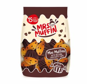 Mrs. Muffin – Mini Muffins mit Belgischen Schokoladenchips 225g
