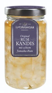 Weißer Kandis mit aromatischem Jamaika-Rum.