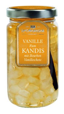 Kandiszucker in Rumzubereitung & Vanille-Schote