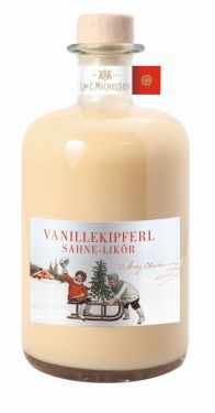 Feiner Sahne-Likör mit Vanillekipferl Geschmack  (17% vol) 500ml