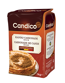 Candico - Kandij Cassonade Bruin- Kandis-Cassonade braun 1000g