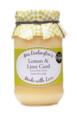 Mrs Darlingtons Lemon & Lime Curd - Zitronen & Limetten Creme 320g