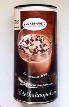 Kakaopulver für Trinkschokolade
(Kakao: 100% mindestens)