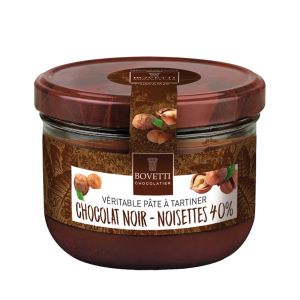 BOVETTI - Zartbitterschokolade-Haselnuss-Aufstrich 200g