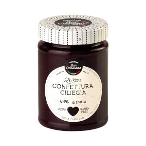 Cascina San Cassiano - Schwarzkirsche Konfitüre 340g - 84% Fruchtanteil