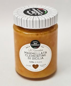 Cascina San Cassiano - Sizilianische Clementinen Marmelade 340g - 75% Fruchtanteil