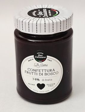 Cascina San Cassiano - Waldfrucht Konfitüre 340g - 74% Fruchtanteil