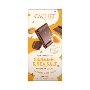 CACHET - Vollmilchschokolade 31% - Karamell & Meersalz 100g