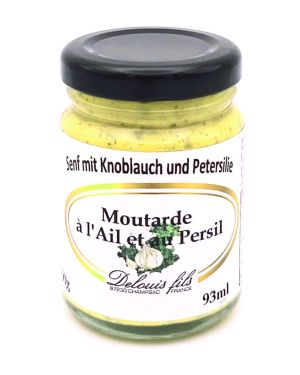 Delois Fils - Französischer Senf mit Knoblauch/Petersilie 100g