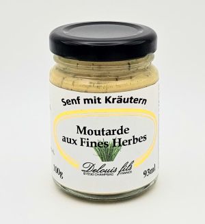Delois Fils - Französischer Senf mit feinen Kräutern 100g