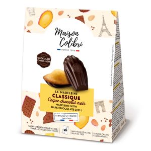 Maison Colibri - Madeleine mit Zartbitterschokolade 156g