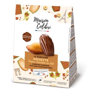 Maison Colibri - Madeleine mit Haselnuss und Milchschokolade 156g