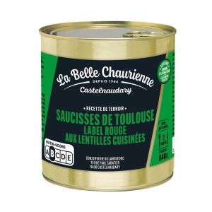 La Belle Chaurienne - Würstchen Toulouser Art mit Linsen 840g