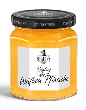 Staud's Wien - die Limitierten - Weißer Pfirsich Fruchtaufstrich 250g
