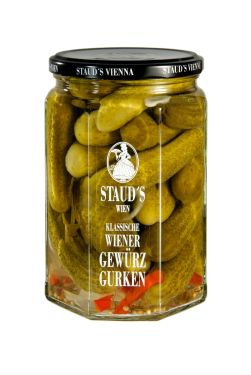 Staud's Wien - Klassische Gewürz Gurken 580ml