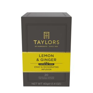 Taylors of Harrogate – Lemon & Ginger Tea 40g – 20 Aufgussbeutel