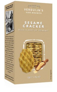 VERDUIJN'S - Cracker mit Sesam und Meersalz 75g