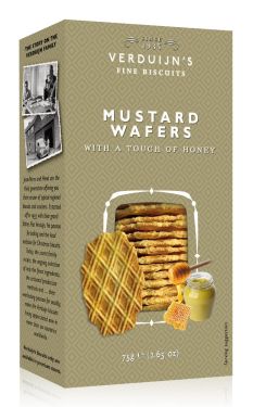 VERDUIJN'S - Käse-Waffeln mit Honig und Senf 75g