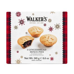 Walkers Shortbread – Gingerbread Mince Pies 245g Törtchen mit Lebkuchenteig