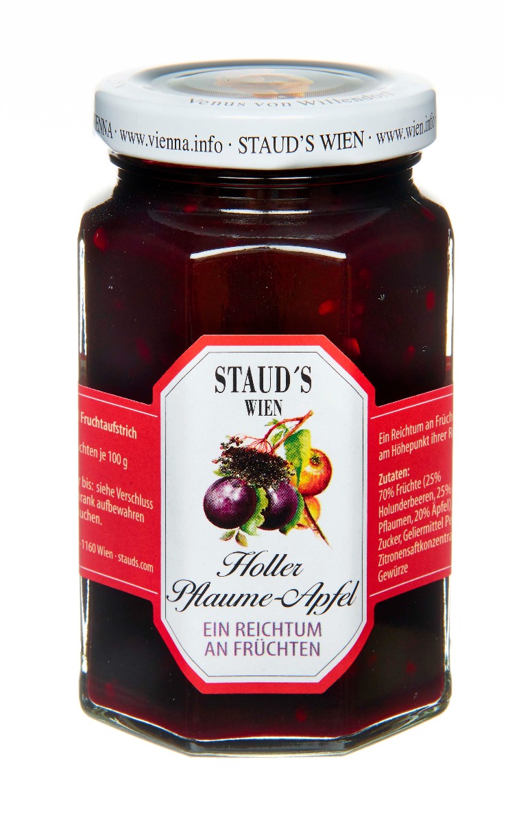 Staud&amp;#39;s Wien - Holunder-Pflaume-Apfel 70% Fruchtanteil 250g