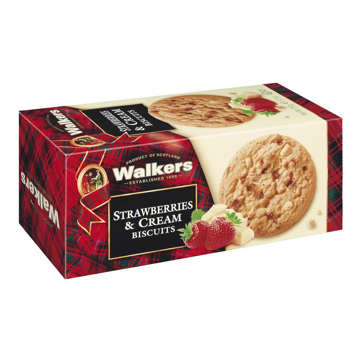 Walkers Shortbread Strawberry & Cream Biscuits 150g
