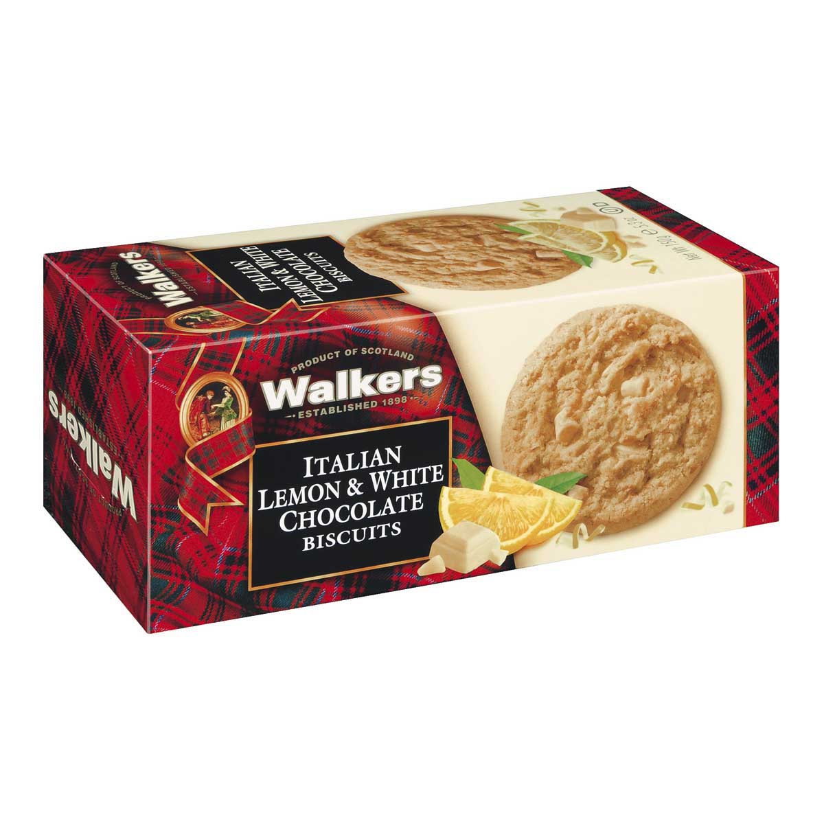 Walkers Shortbread Italian Lemon & White Chocolate Biscuits 150g
