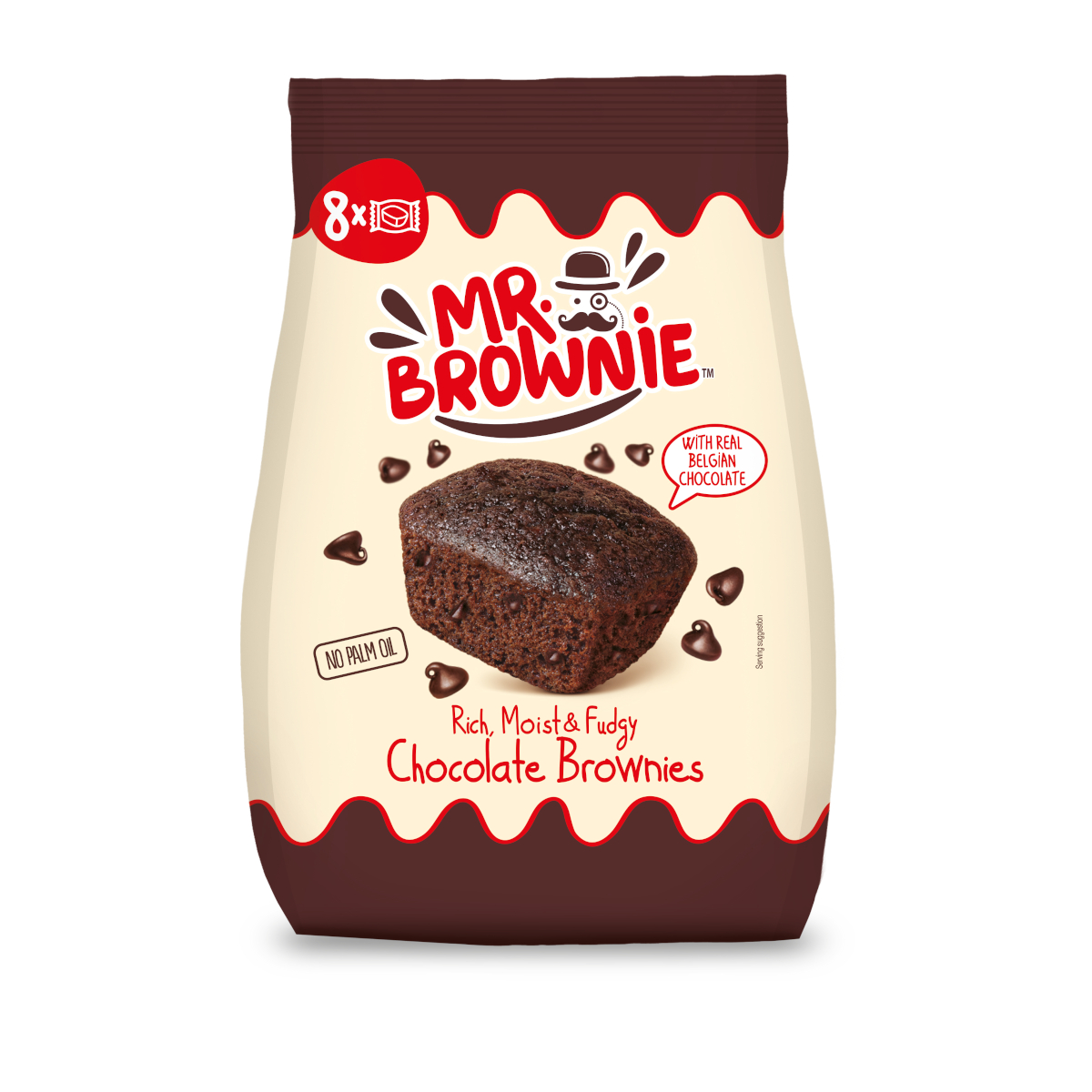 Mr. Brownie – Schokoladen Brownies mit belgischer Schokolade 200g
