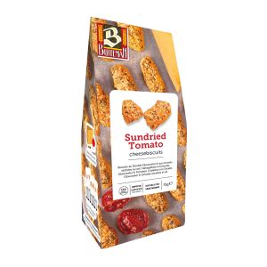 BUITEMAN - Double Goucester-Käse Gebäck mit getrockneten Tomaten 75g