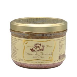 Rehterrine mit Steinpilzen 180g