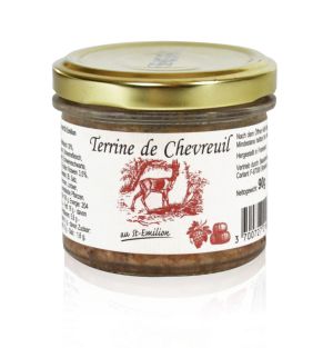 Rehterrine mit St Emilion Rotwein 90g