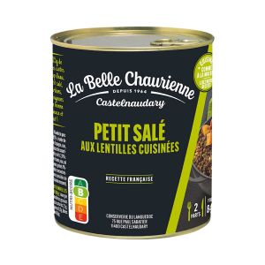 La Belle Chaurienne - Gepökeltes Schweinefleisch mit grünen französischen Linsen 840g
