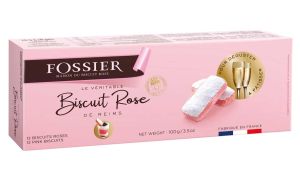 FOSSIER - Rosa Süßgebäck - Le Biscuit Rose de Reims 100 g