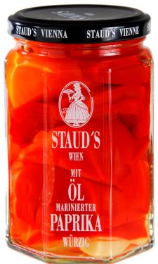 Staud's Wien - Paprika mit Öl mariniert - würzig 314ml