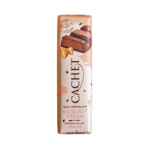 CACHET - Milchschokolade gefüllt mit Haselnusscreme 47g