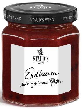 Staud's Wien - die Limitierten - Erdbeeren mit grünem Pfeffer 250g