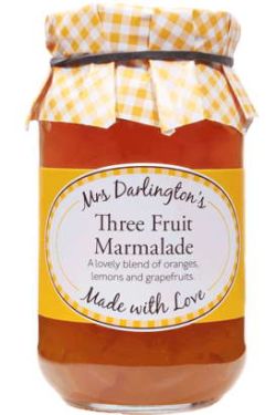 Mrs Darlingtons 3-Frucht Marmelade (Orange, Zitrone, Grapefruit) 340g