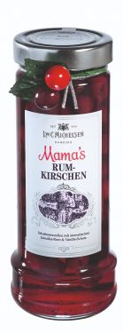 Aromatische Schattenmorellen mit Vanille und altem Jamaika-Rum.