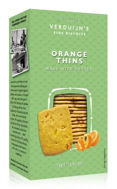 VERDUIJN'S - Orange Thins - Buttergebäck mit Orange 75g