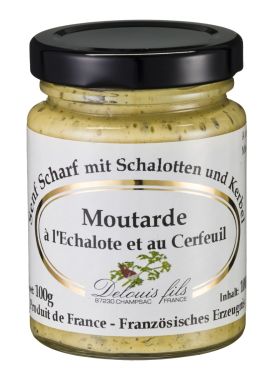 Französischer Senf mit Schalotten und Kerbel 100g