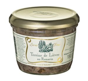 Beauharnais - Hasenterrine mit Rosmarin 180g