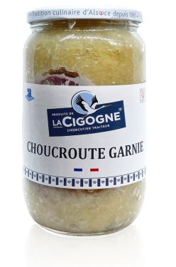 LA CIGOGNE - Garnierte Sauerkrautplatte 750g - Elsässer Sauerkrautplatte