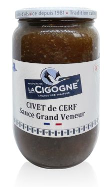 LA CIGOGNE - Hirsch-Ragout Grand-Veneur-Sauce 750g