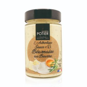 Sauce Bernaise - mit Butter, Schalotten und Estragon. - aus Frankreich