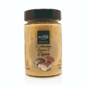 Sauce aus Steinpilzen und Sahne - aus Frankreich