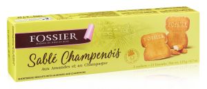 FOSSIER - Sable Champenois - Buttersandgebäck mit Mandel und Champagner 135g