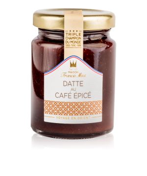 FRANCIS MIOT - Dattel mit würzigem Kaffee Aufstrich mit Rohrzucker 110g